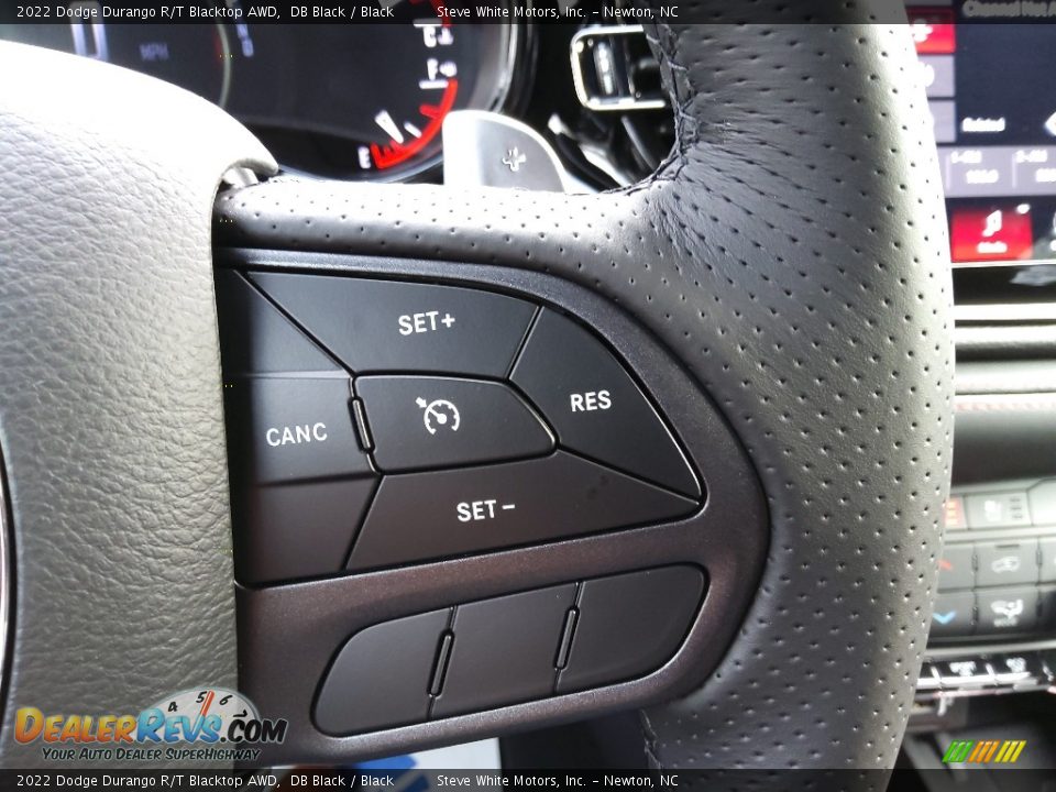 2022 Dodge Durango R/T Blacktop AWD Steering Wheel Photo #22