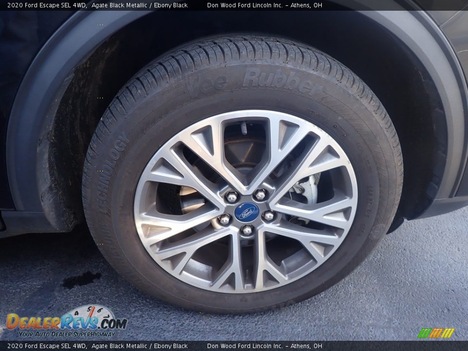 2020 Ford Escape SEL 4WD Agate Black Metallic / Ebony Black Photo #13
