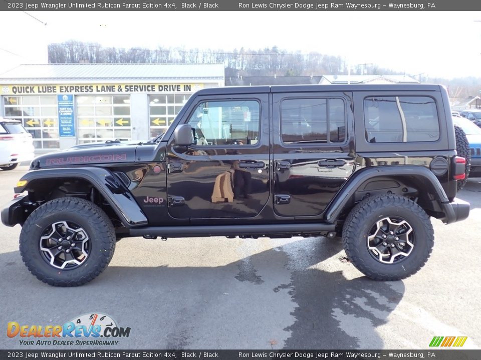 Black 2023 Jeep Wrangler Unlimited Rubicon Farout Edition 4x4 Photo #2