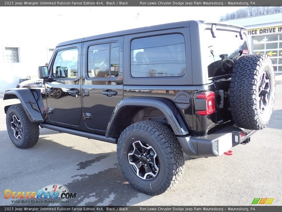 Black 2023 Jeep Wrangler Unlimited Rubicon Farout Edition 4x4 Photo #3