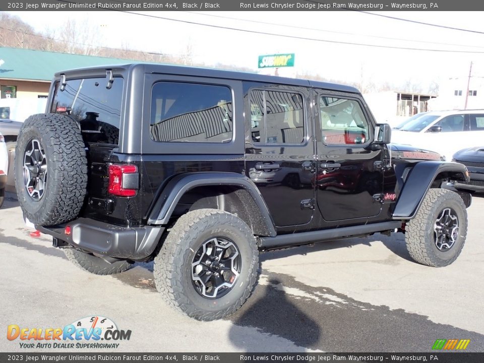 2023 Jeep Wrangler Unlimited Rubicon Farout Edition 4x4 Black / Black Photo #6