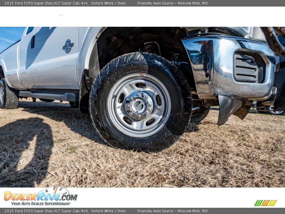 2015 Ford F350 Super Duty XLT Super Cab 4x4 Oxford White / Steel Photo #2