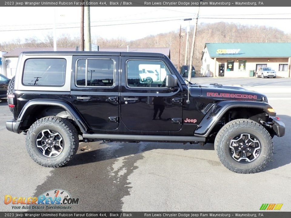 Black 2023 Jeep Wrangler Unlimited Rubicon Farout Edition 4x4 Photo #7