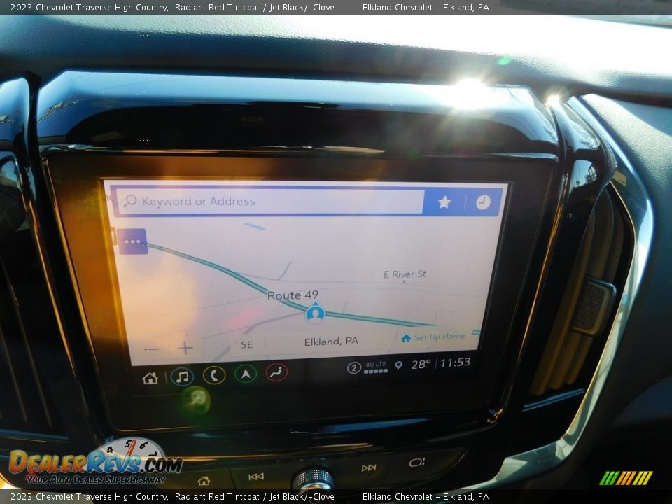 Navigation of 2023 Chevrolet Traverse High Country Photo #33