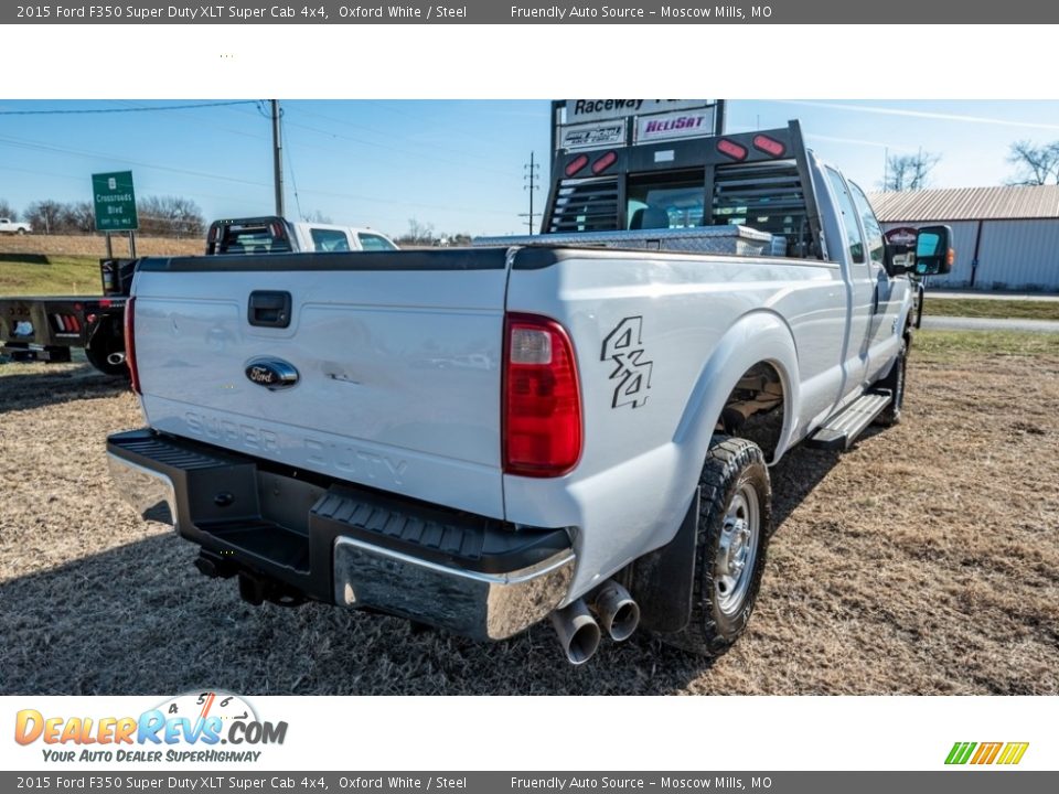 2015 Ford F350 Super Duty XLT Super Cab 4x4 Oxford White / Steel Photo #4