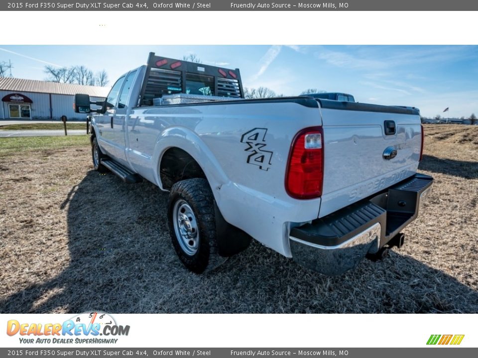 2015 Ford F350 Super Duty XLT Super Cab 4x4 Oxford White / Steel Photo #6