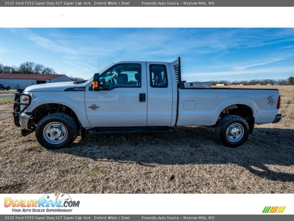 2015 Ford F350 Super Duty XLT Super Cab 4x4 Oxford White / Steel Photo #7