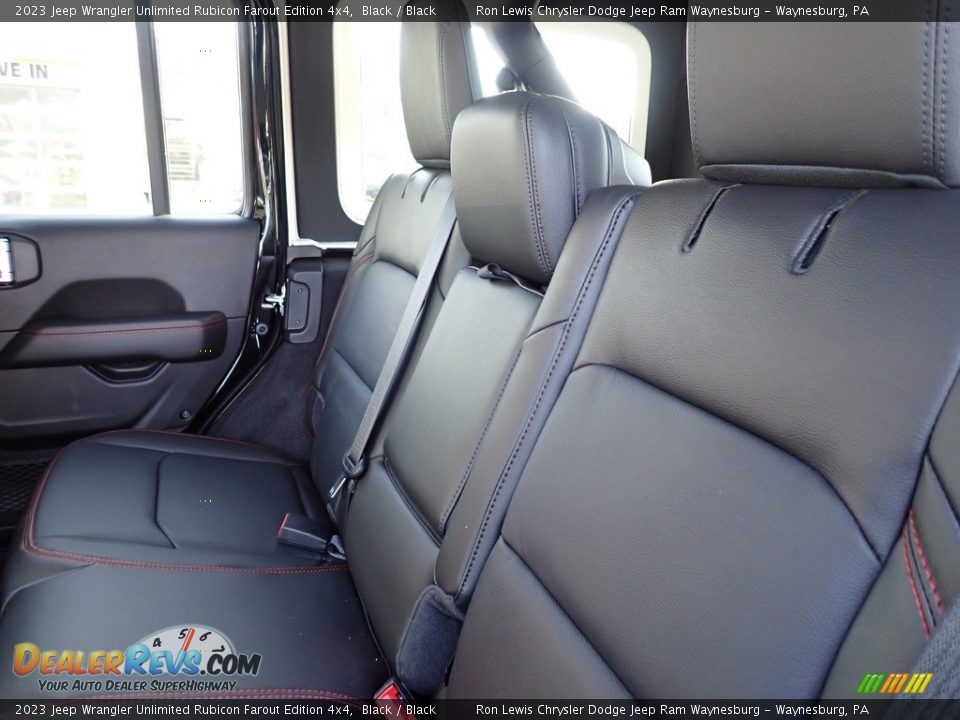 Rear Seat of 2023 Jeep Wrangler Unlimited Rubicon Farout Edition 4x4 Photo #12