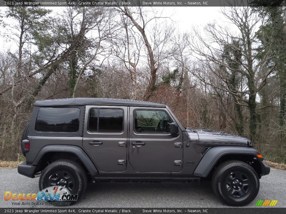 Granite Crystal Metallic 2023 Jeep Wrangler Unlimited Sport 4x4 Photo #5