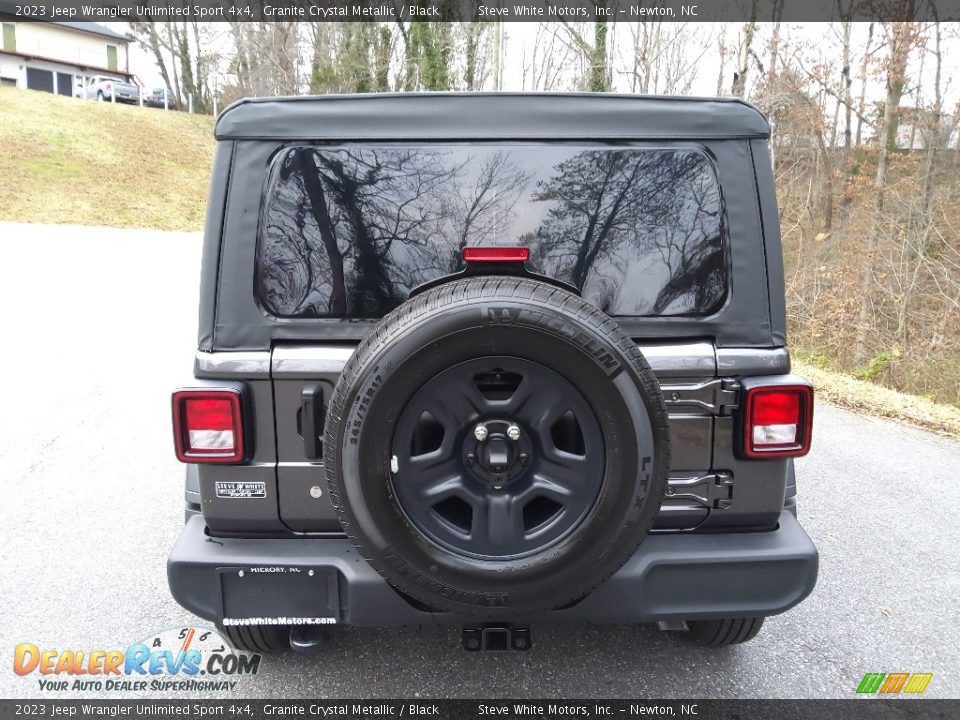 2023 Jeep Wrangler Unlimited Sport 4x4 Granite Crystal Metallic / Black Photo #7