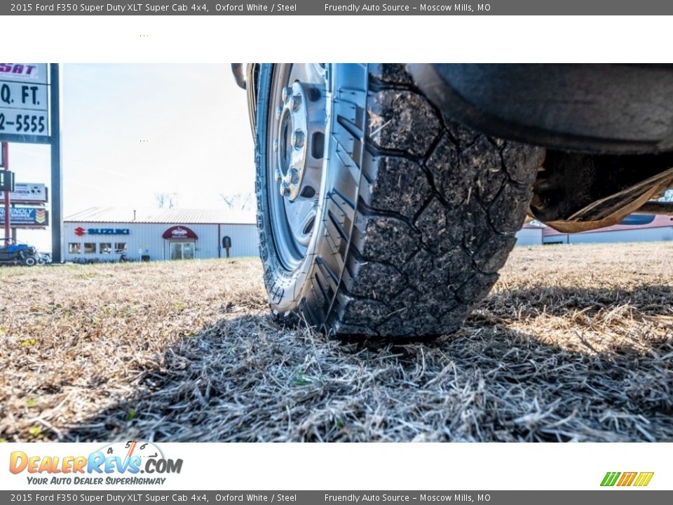 2015 Ford F350 Super Duty XLT Super Cab 4x4 Oxford White / Steel Photo #15