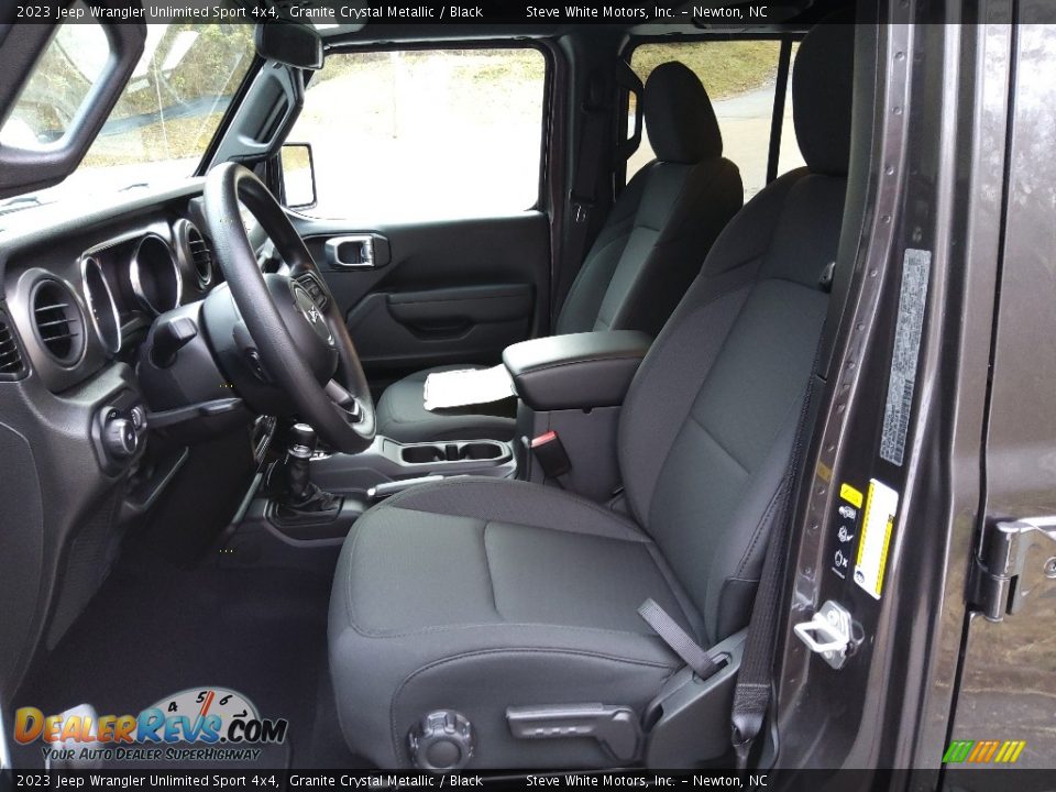 Front Seat of 2023 Jeep Wrangler Unlimited Sport 4x4 Photo #10