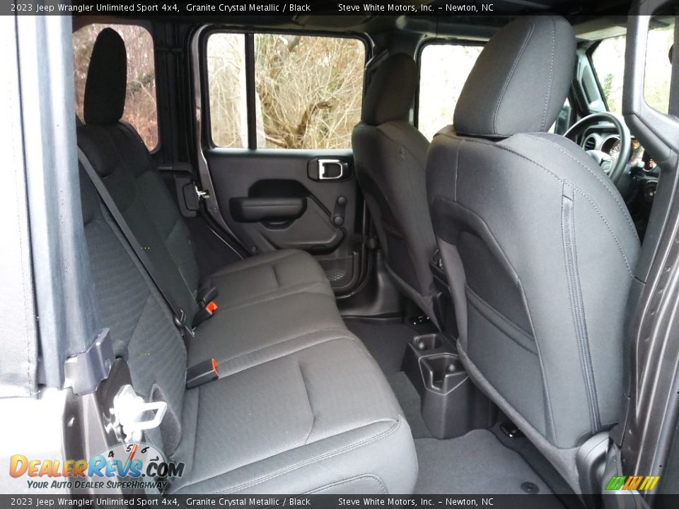 Rear Seat of 2023 Jeep Wrangler Unlimited Sport 4x4 Photo #15