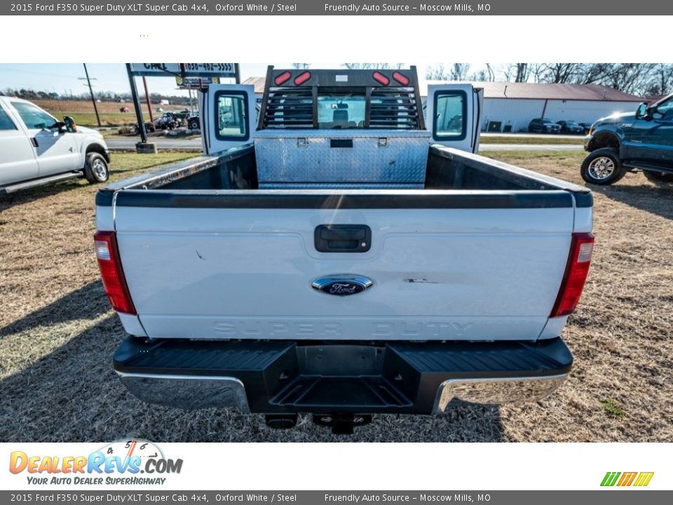 2015 Ford F350 Super Duty XLT Super Cab 4x4 Oxford White / Steel Photo #21