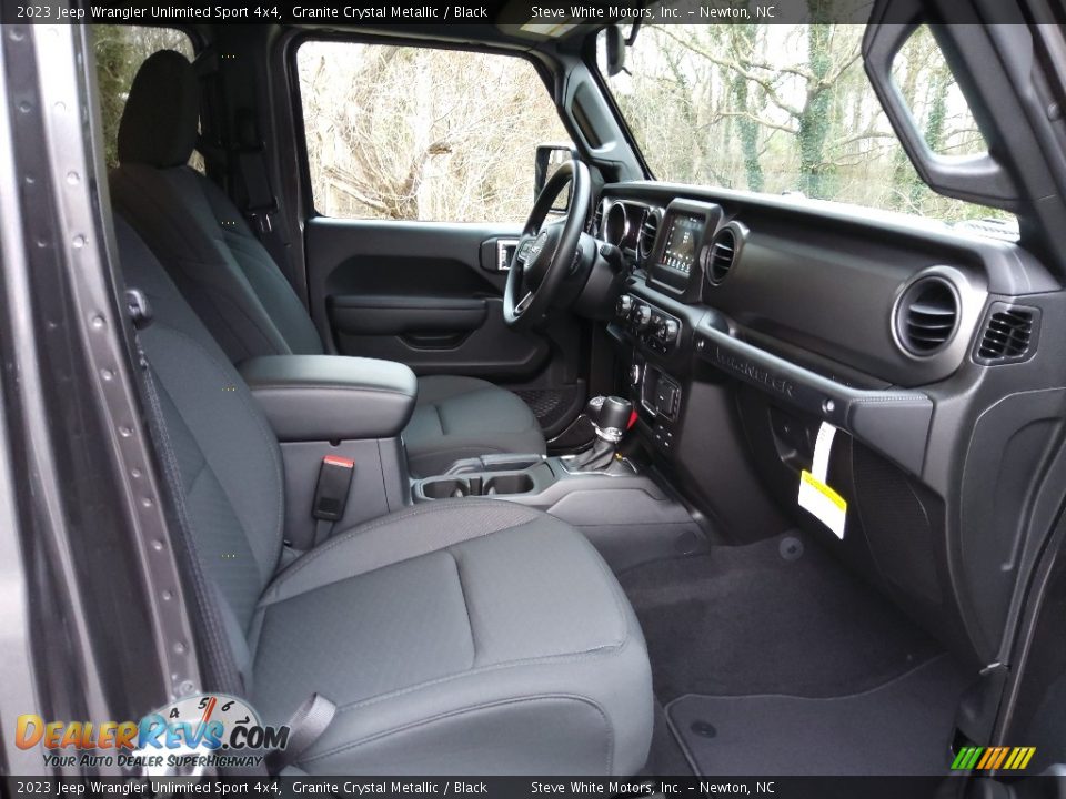 Front Seat of 2023 Jeep Wrangler Unlimited Sport 4x4 Photo #16