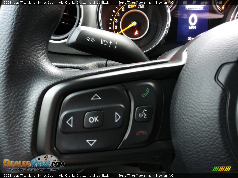 2023 Jeep Wrangler Unlimited Sport 4x4 Steering Wheel Photo #18