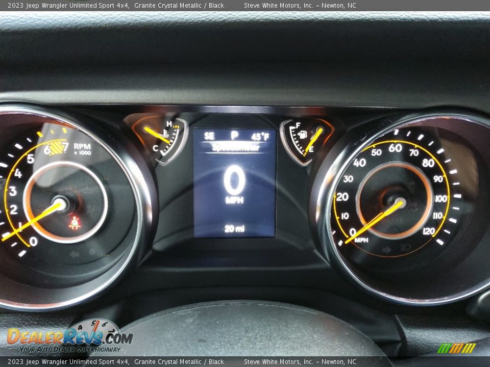 2023 Jeep Wrangler Unlimited Sport 4x4 Gauges Photo #20