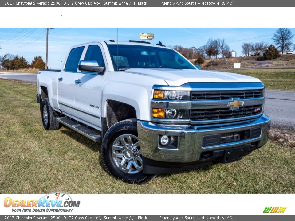 2017 Chevrolet Silverado 2500HD LTZ Crew Cab 4x4 Summit White / Jet Black Photo #1