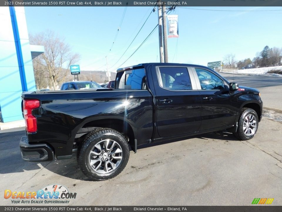 2023 Chevrolet Silverado 1500 RST Crew Cab 4x4 Black / Jet Black Photo #4