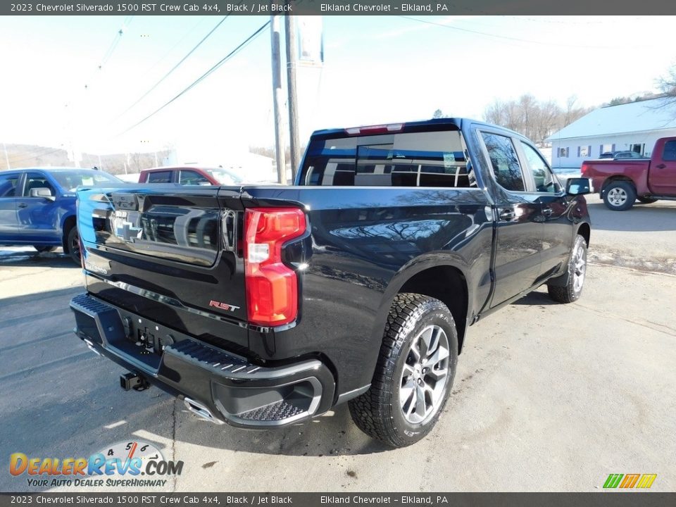 2023 Chevrolet Silverado 1500 RST Crew Cab 4x4 Black / Jet Black Photo #5