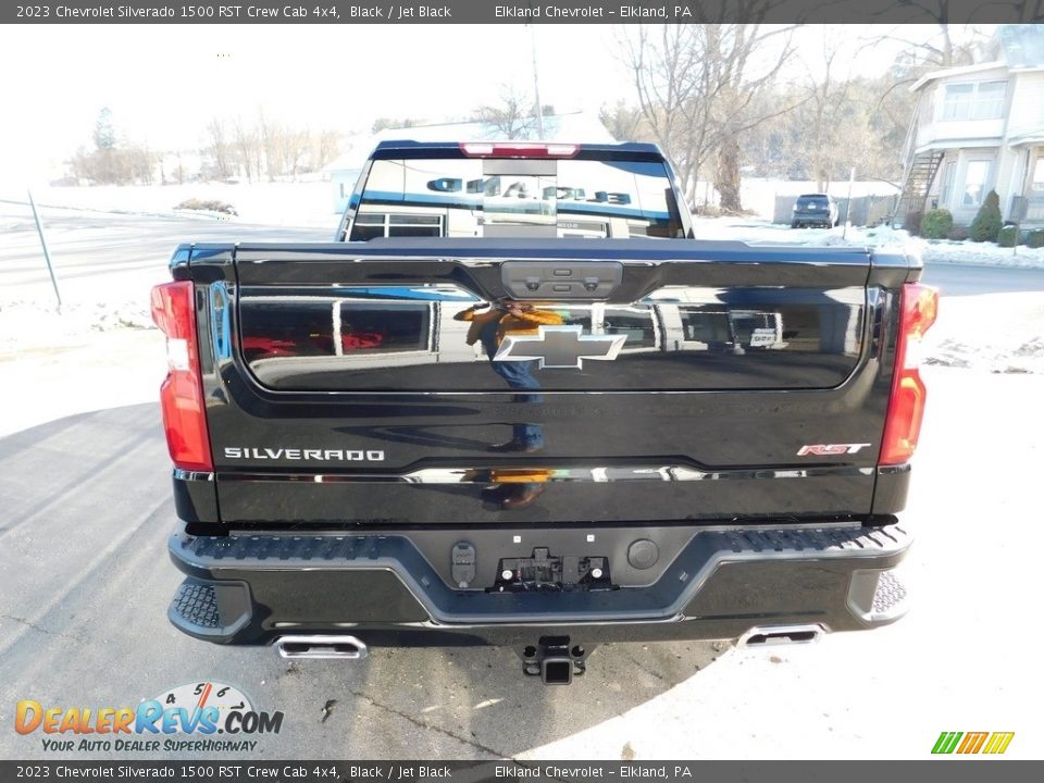 2023 Chevrolet Silverado 1500 RST Crew Cab 4x4 Black / Jet Black Photo #7