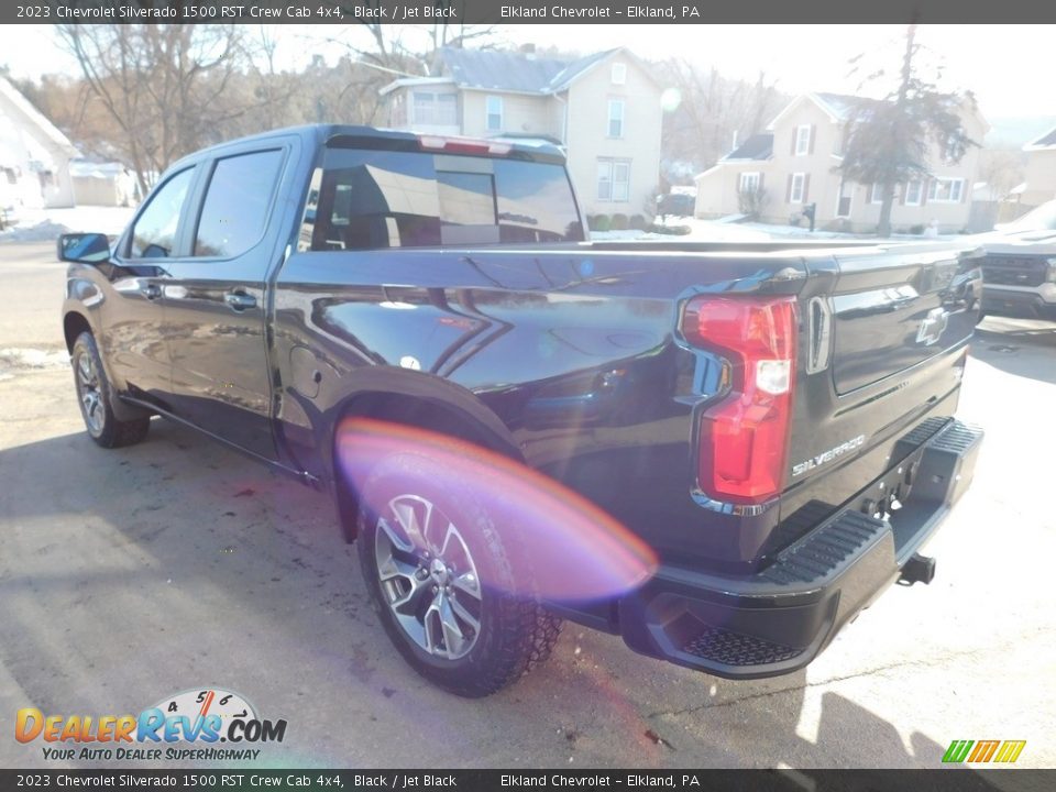 2023 Chevrolet Silverado 1500 RST Crew Cab 4x4 Black / Jet Black Photo #8