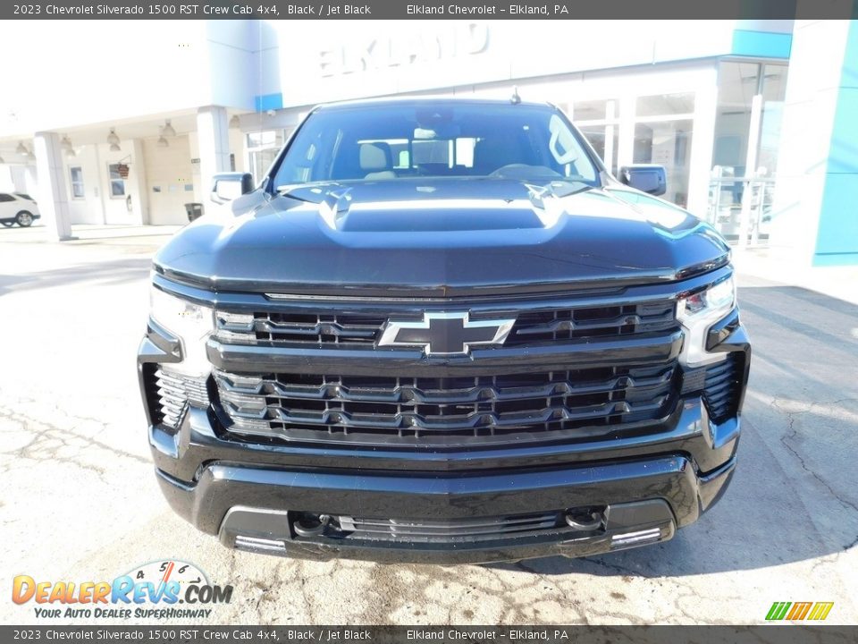 2023 Chevrolet Silverado 1500 RST Crew Cab 4x4 Black / Jet Black Photo #13