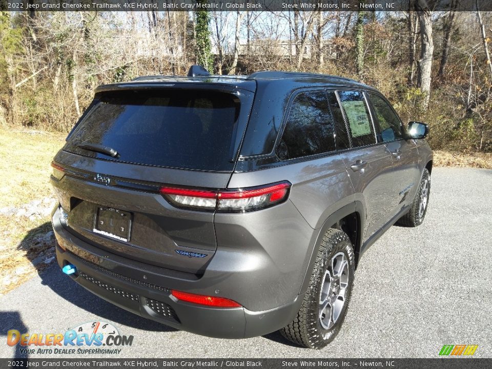 2022 Jeep Grand Cherokee Trailhawk 4XE Hybrid Baltic Gray Metallic / Global Black Photo #8