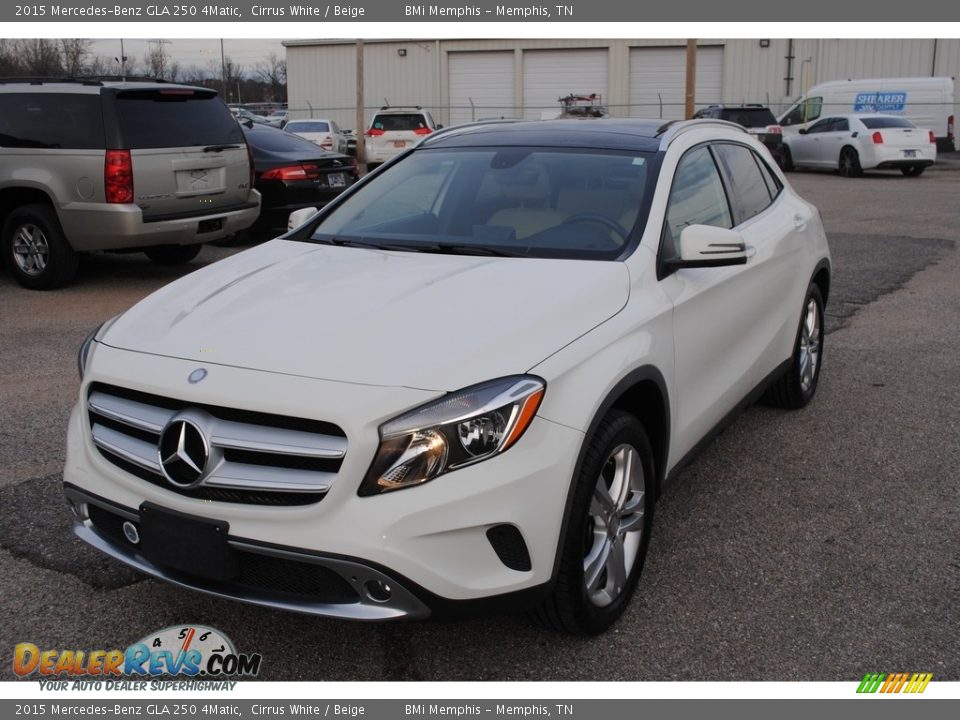 2015 Mercedes-Benz GLA 250 4Matic Cirrus White / Beige Photo #1