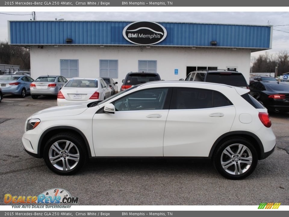 2015 Mercedes-Benz GLA 250 4Matic Cirrus White / Beige Photo #2