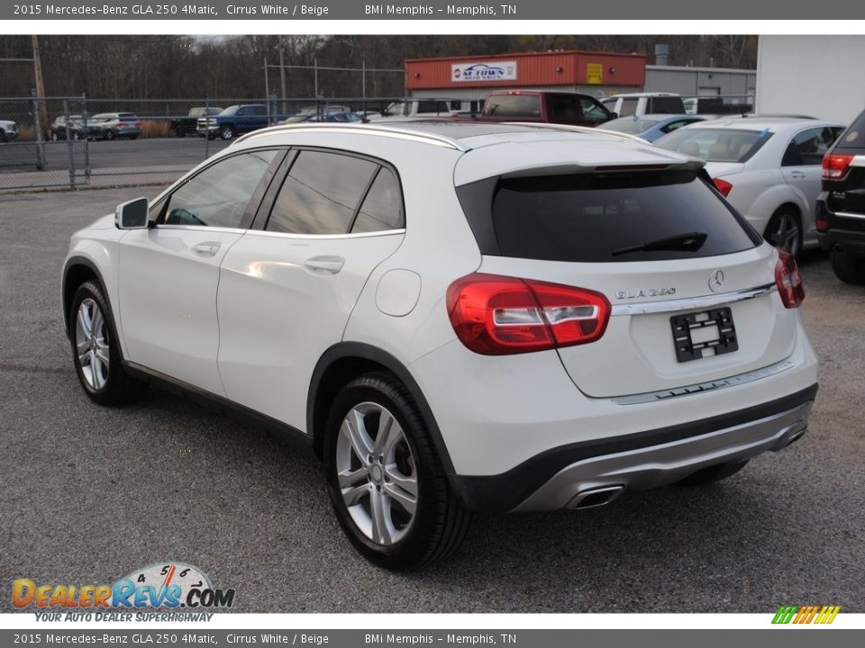 2015 Mercedes-Benz GLA 250 4Matic Cirrus White / Beige Photo #3