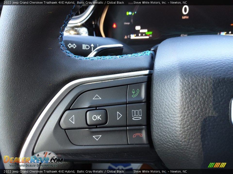 2022 Jeep Grand Cherokee Trailhawk 4XE Hybrid Steering Wheel Photo #25