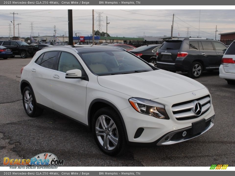 2015 Mercedes-Benz GLA 250 4Matic Cirrus White / Beige Photo #7