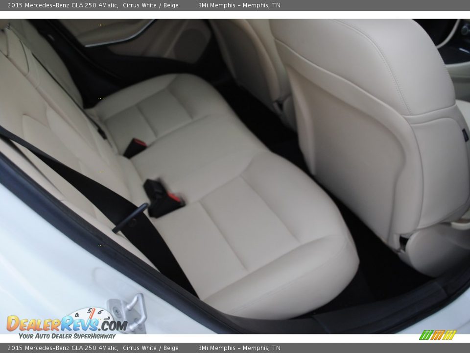 2015 Mercedes-Benz GLA 250 4Matic Cirrus White / Beige Photo #27