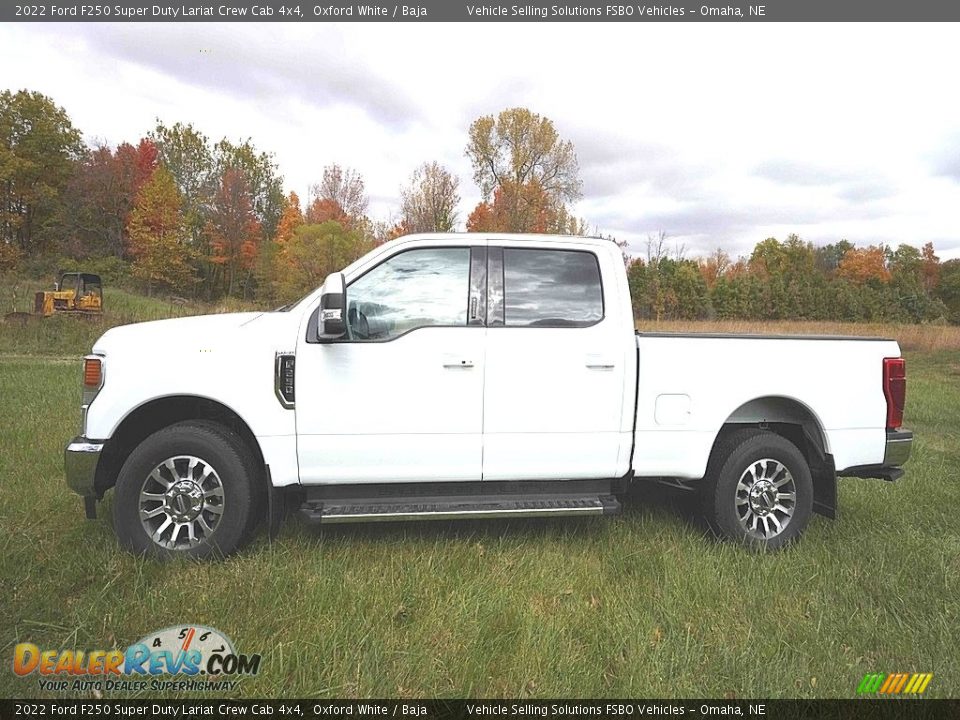 2022 Ford F250 Super Duty Lariat Crew Cab 4x4 Oxford White / Baja Photo #1