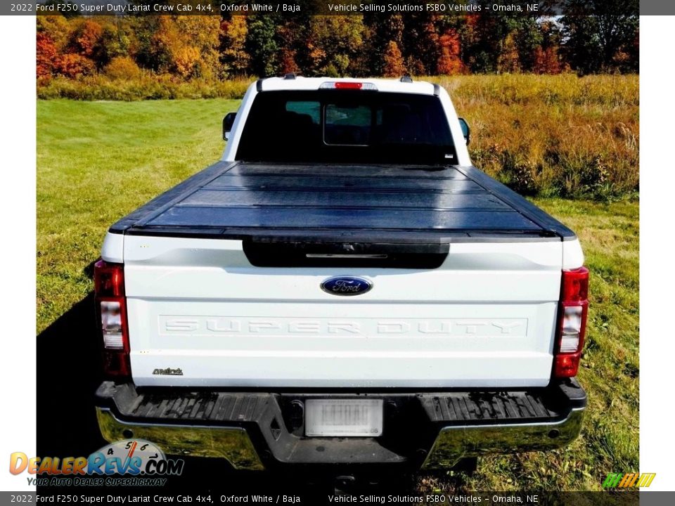 2022 Ford F250 Super Duty Lariat Crew Cab 4x4 Oxford White / Baja Photo #7