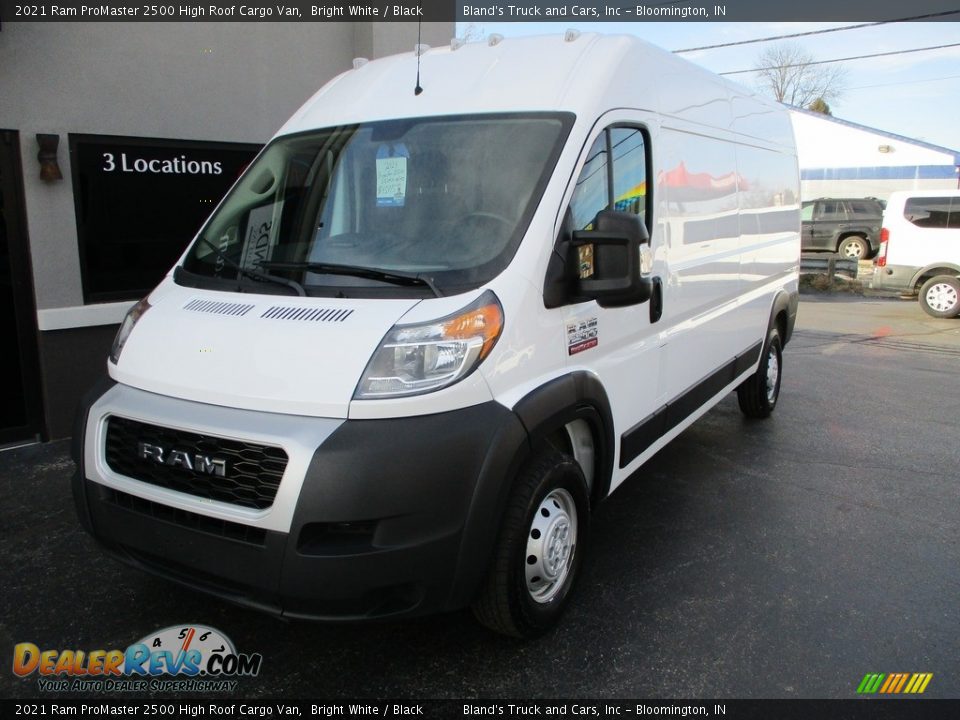 2021 Ram ProMaster 2500 High Roof Cargo Van Bright White / Black Photo #2