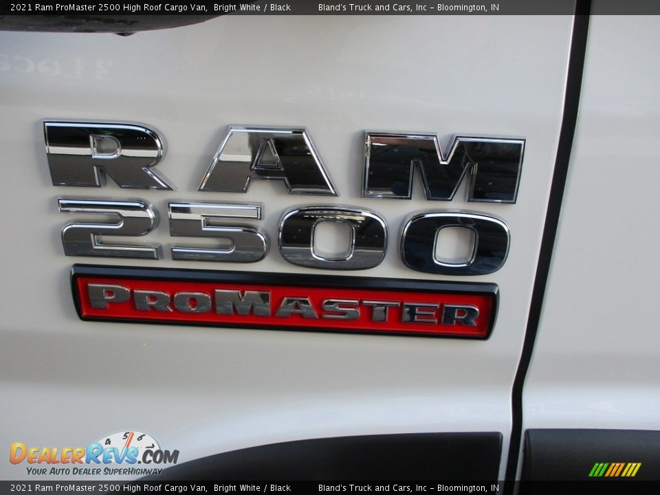 2021 Ram ProMaster 2500 High Roof Cargo Van Bright White / Black Photo #23