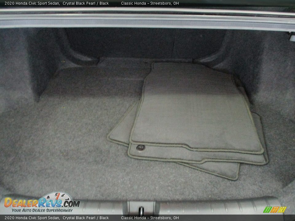 2020 Honda Civic Sport Sedan Crystal Black Pearl / Black Photo #20