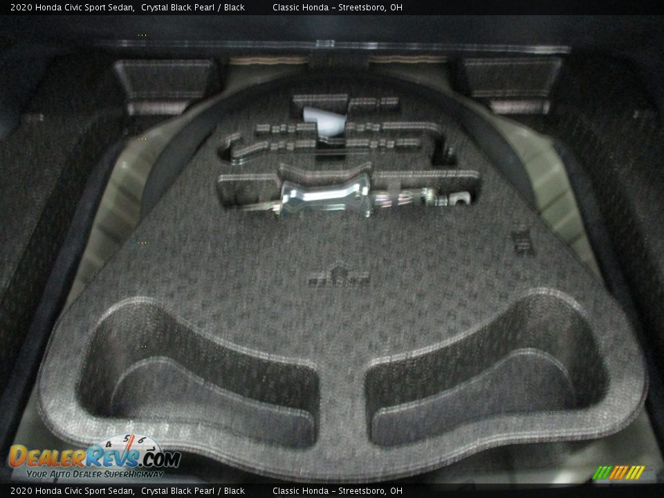 2020 Honda Civic Sport Sedan Crystal Black Pearl / Black Photo #21