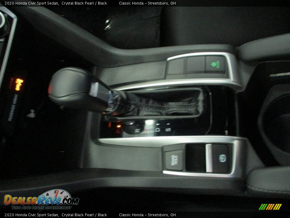 2020 Honda Civic Sport Sedan Crystal Black Pearl / Black Photo #33