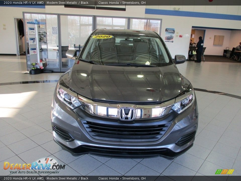 2020 Honda HR-V LX AWD Modern Steel Metallic / Black Photo #2