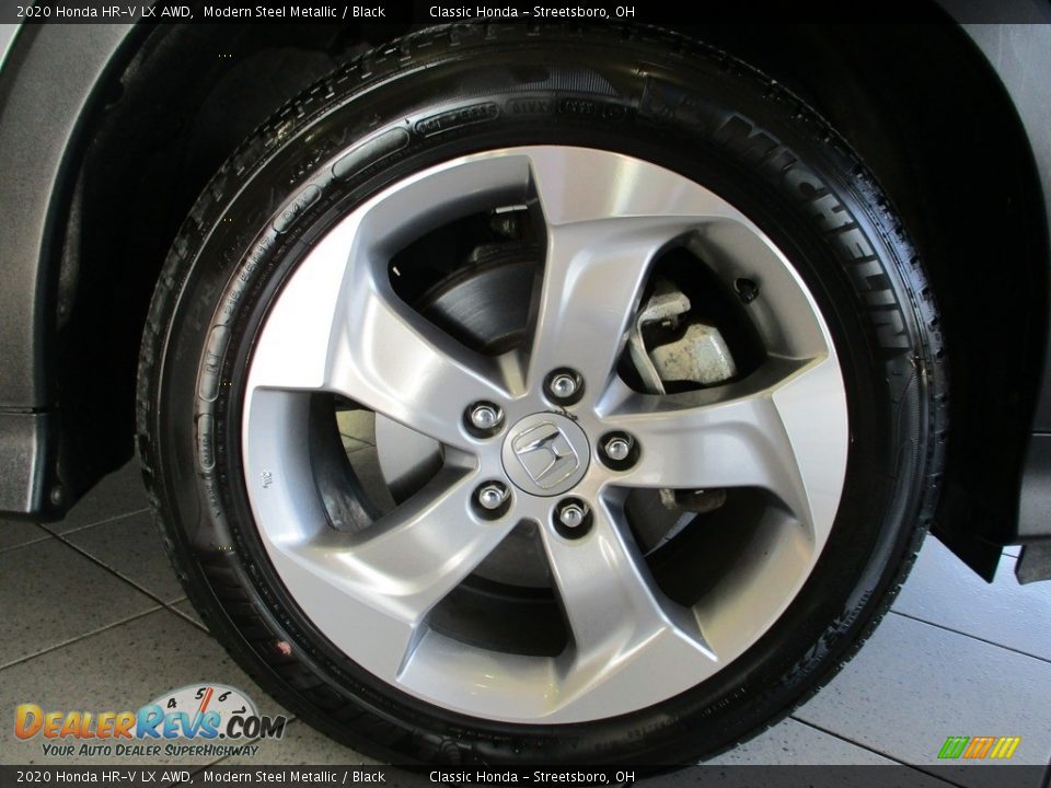 2020 Honda HR-V LX AWD Modern Steel Metallic / Black Photo #9