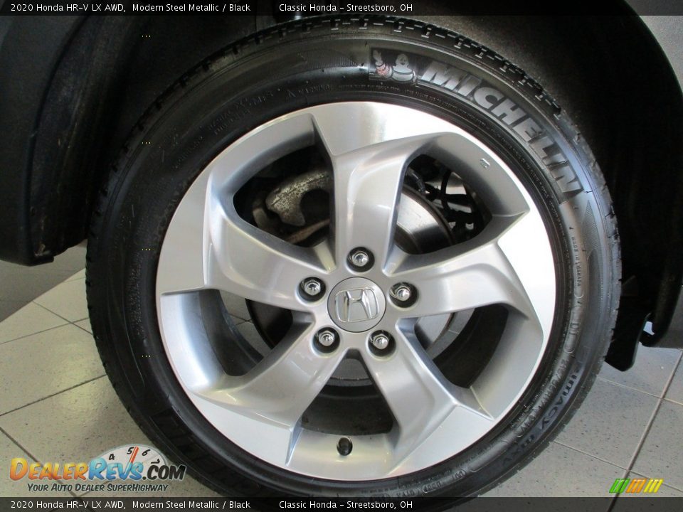 2020 Honda HR-V LX AWD Modern Steel Metallic / Black Photo #10