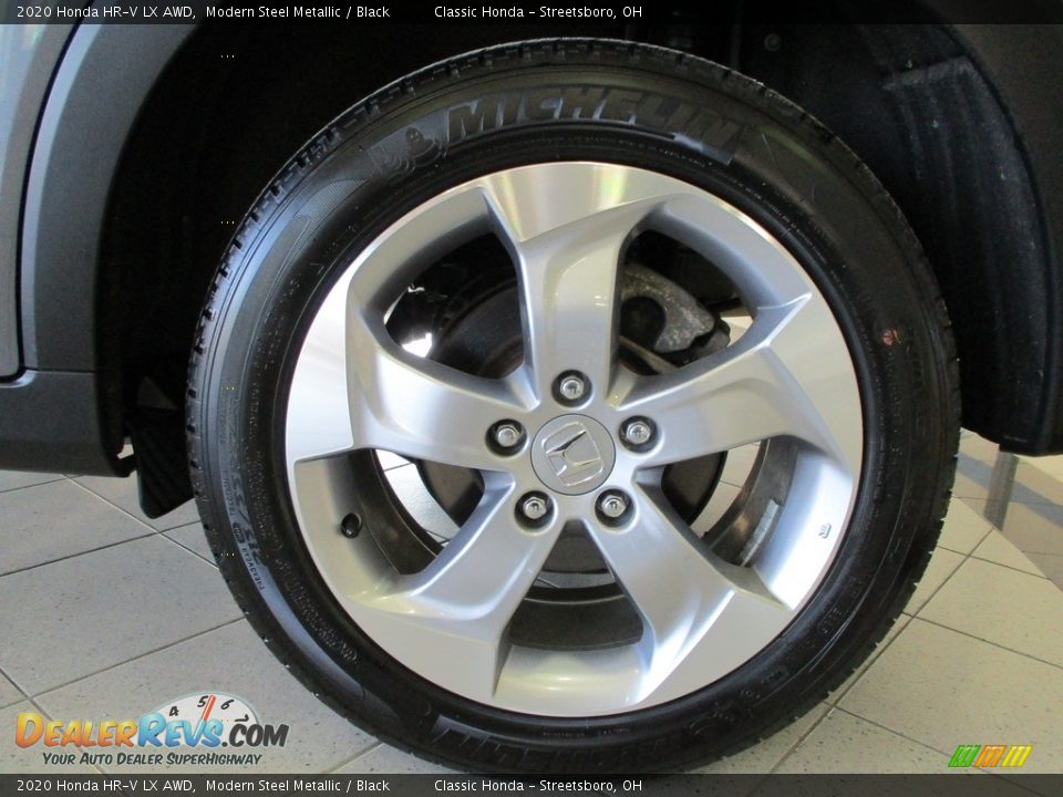 2020 Honda HR-V LX AWD Modern Steel Metallic / Black Photo #11