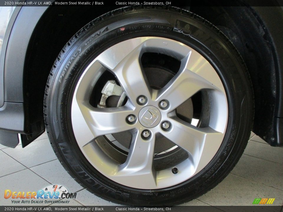 2020 Honda HR-V LX AWD Modern Steel Metallic / Black Photo #12