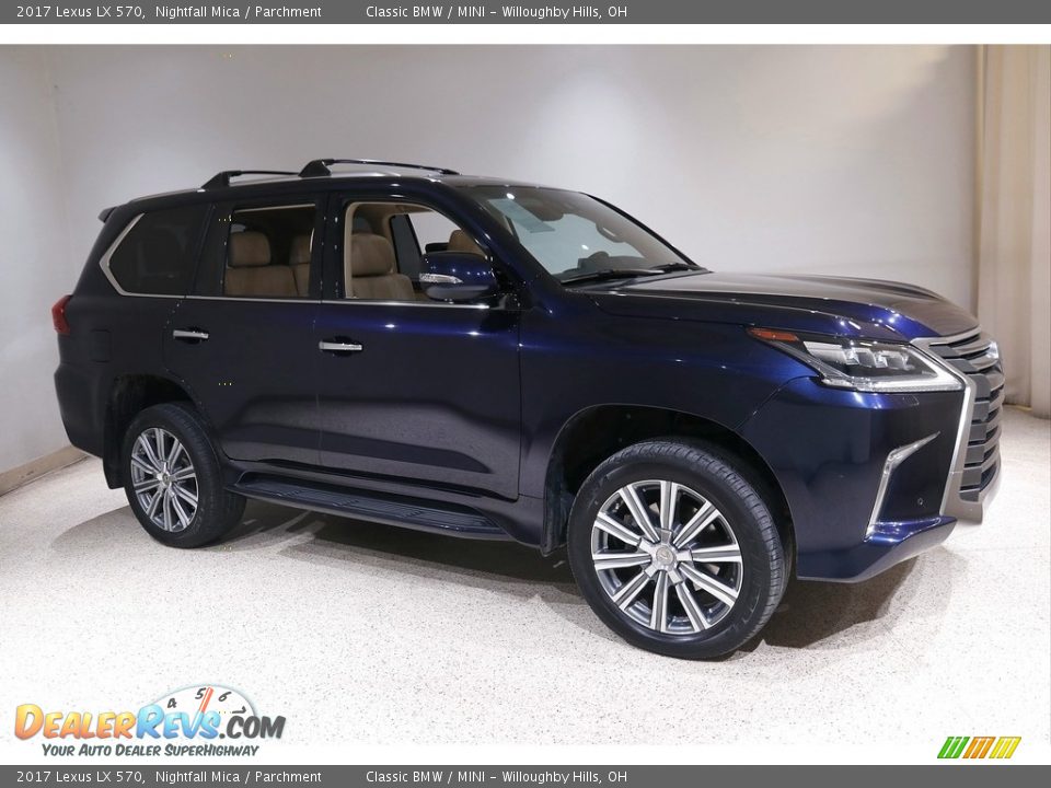 2017 Lexus LX 570 Nightfall Mica / Parchment Photo #1