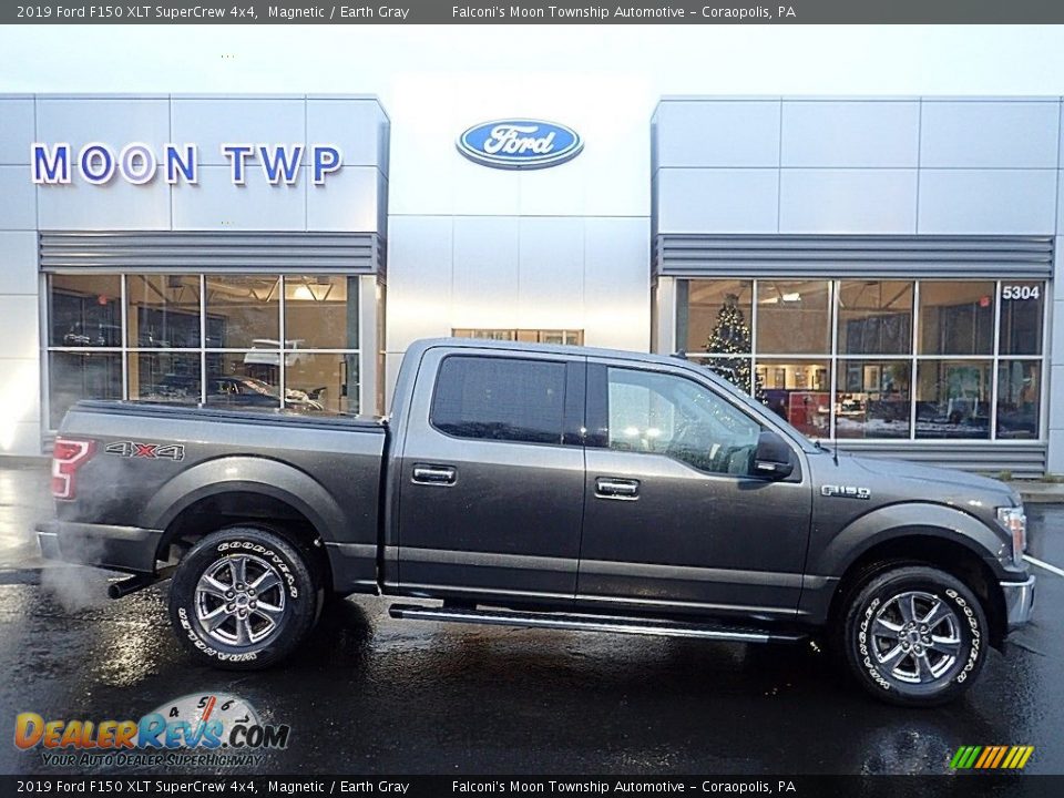 2019 Ford F150 XLT SuperCrew 4x4 Magnetic / Earth Gray Photo #1