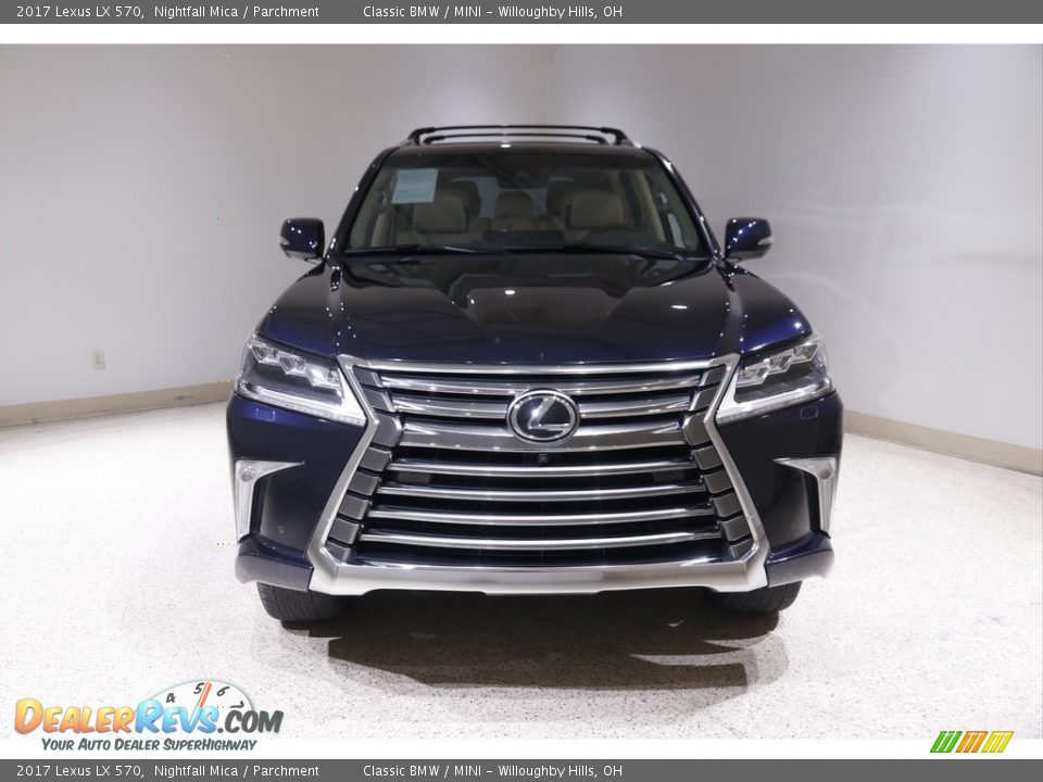 2017 Lexus LX 570 Nightfall Mica / Parchment Photo #2