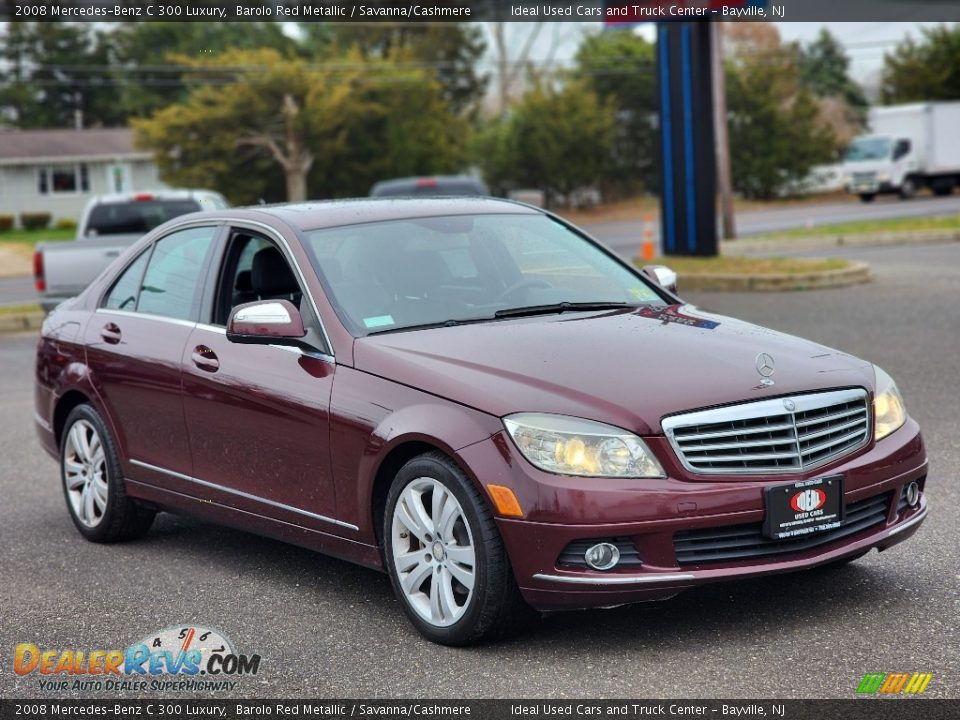 2008 Mercedes-Benz C 300 Luxury Barolo Red Metallic / Savanna/Cashmere Photo #2